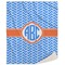 Zigzag Sherpa Throw Blanket (Personalized)