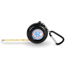 Zigzag Pocket Tape Measure - 6 Ft w/ Carabiner Clip (Personalized)
