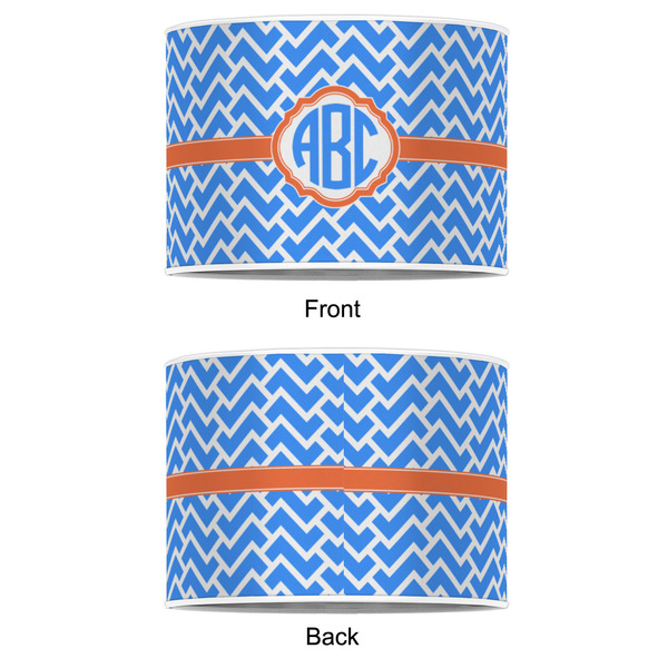 Zigzag 8" Drum Lampshade - APPROVAL (Poly Film)