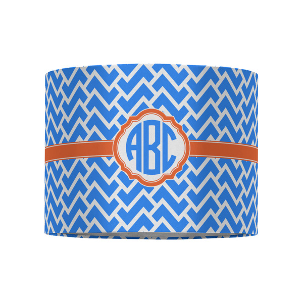 Zigzag 8" Drum Lampshade - FRONT (Fabric)