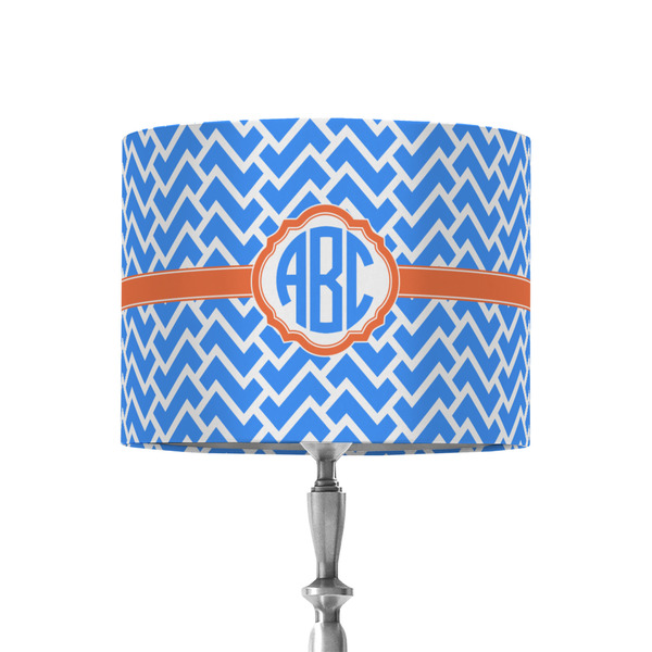 Custom Zigzag 8" Drum Lamp Shade - Fabric (Personalized)