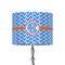 Zigzag 8" Drum Lampshade - ON STAND (Fabric)