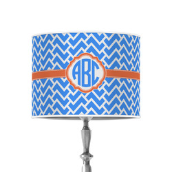 Zigzag 8" Drum Lamp Shade - Poly-film (Personalized)