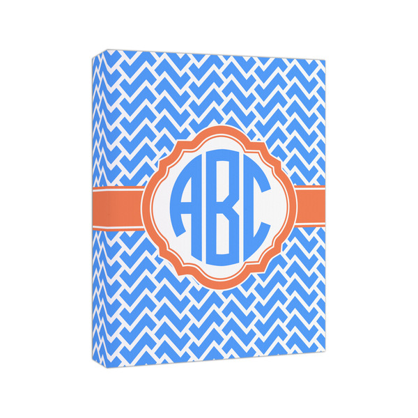 Zigzag 8x10 - Canvas Print - Angled View