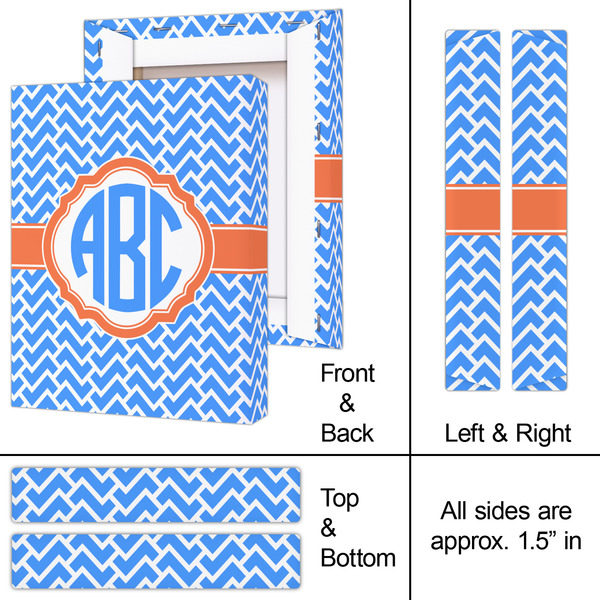 Zigzag 8x10 - Canvas Print - Approval