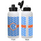 Zigzag Aluminum Water Bottle - White APPROVAL