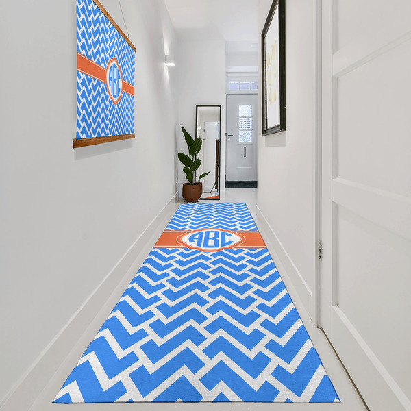 Zigzag Area Rug Sizes - In Context (vertical)