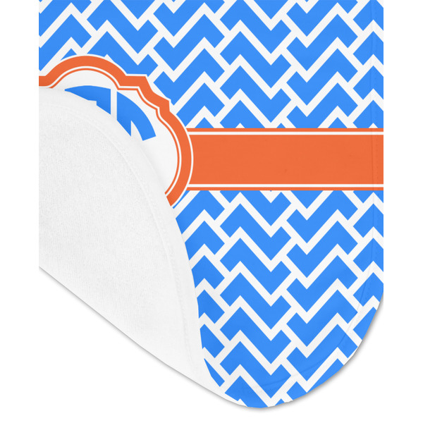 Zigzag Baby Bib - AFT detail