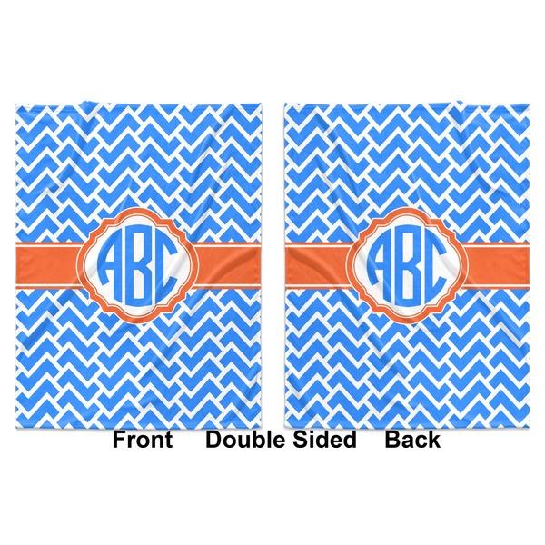 Zigzag Baby Blanket (Double Sided - Printed Front and Back)