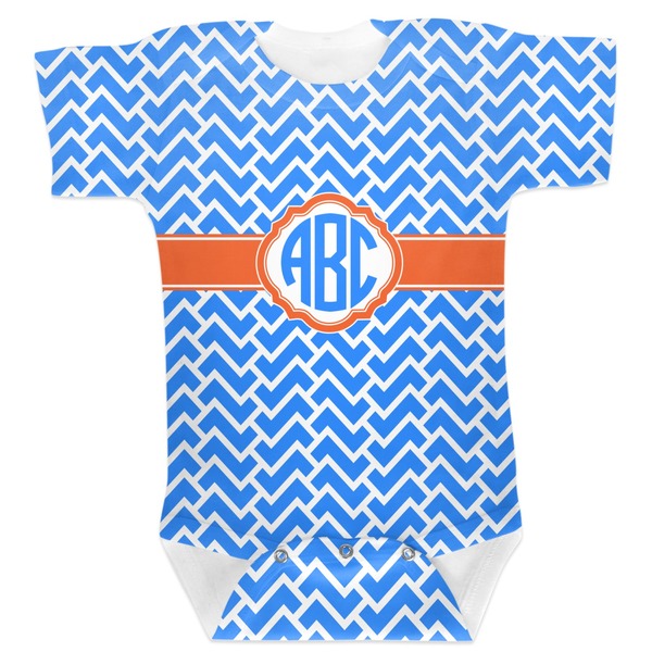 Custom Zigzag Baby Bodysuit (Personalized)