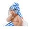 Zigzag Baby Hooded Towel on Child