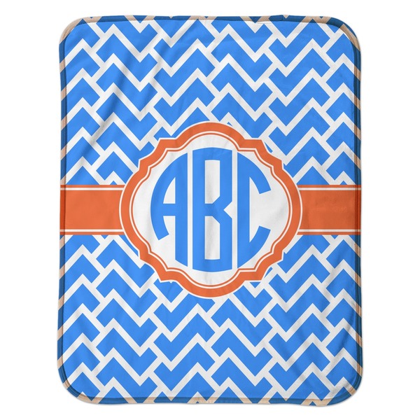 Zigzag Baby Sherpa Blanket - Flat