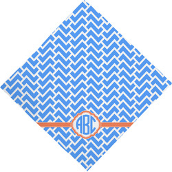 Zigzag Dog Bandana Scarf w/ Monogram