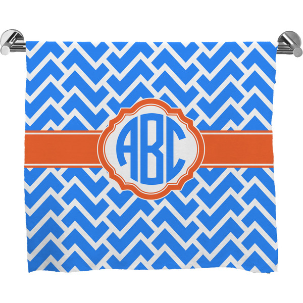 Custom Zigzag Bath Towel (Personalized)