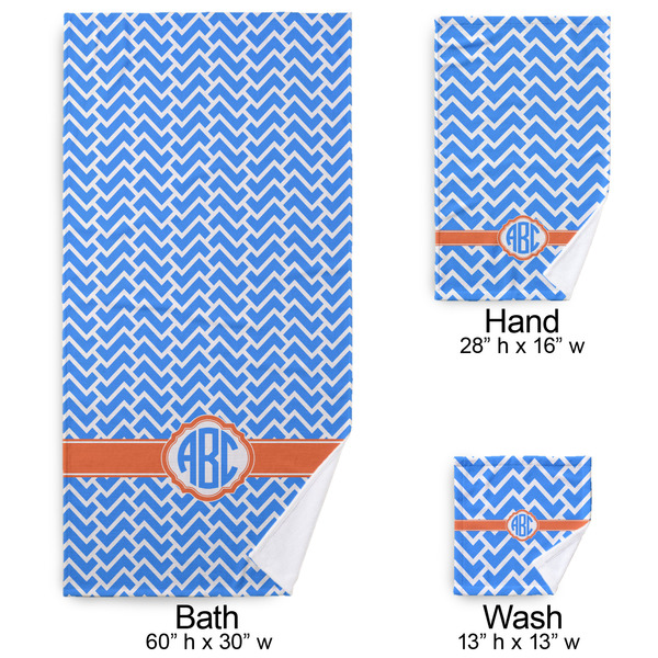 Zigzag Bath Towel Sets - 3-piece - Approval