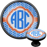 Zigzag Cabinet Knob (Black) (Personalized)