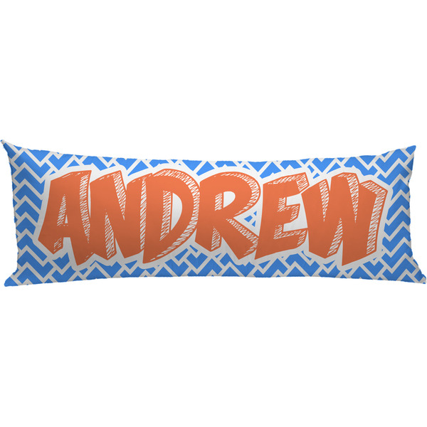 Custom Zigzag Body Pillow Case (Personalized)