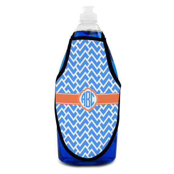 Zigzag Bottle Apron - Soap - FRONT