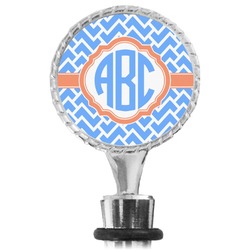 Zigzag Wine Bottle Stopper (Personalized)