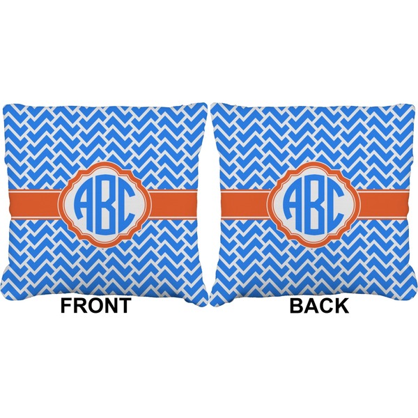 Zigzag Burlap Pillow Approval