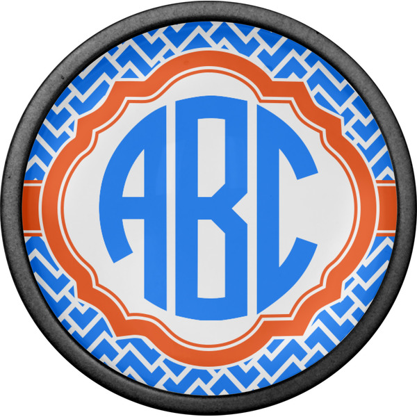 Zigzag Cabinet Knob - Black - Front