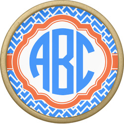 Zigzag Cabinet Knob - Gold (Personalized)