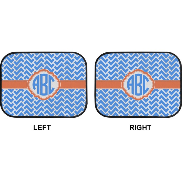Zigzag Car Floor Mats (Back Seat) (Approval)
