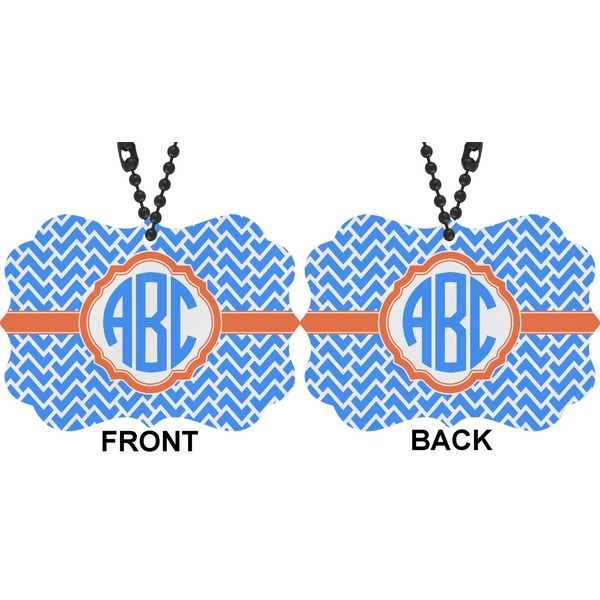 Zigzag Car Ornament (Approval)