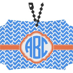 Zigzag Rear View Mirror Ornament (Personalized)