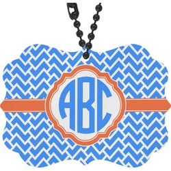 Zigzag Rear View Mirror Decor (Personalized)