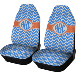 Zigzag Car Seat Covers (Set of Two) (Personalized)