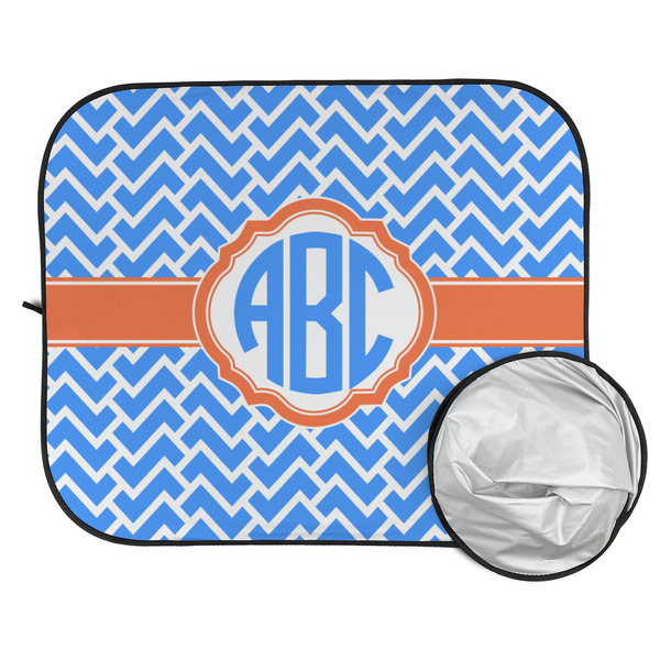 Zigzag Car Sun Shades - FOLDED & UNFOLDED