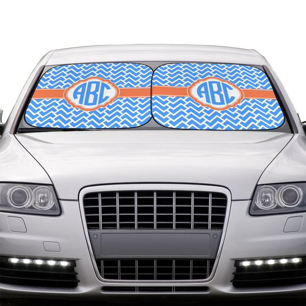 Zigzag Car Sun Shades - IN CONTEXT