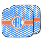 Zigzag Car Sun Shade - Two Piece (Personalized)