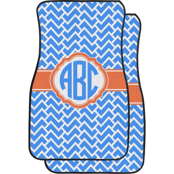 Custom Zigzag Car Floor Mats (Personalized)