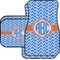 Zigzag Car Floor Mats Set - 2 Front & 2 Back (Personalized)