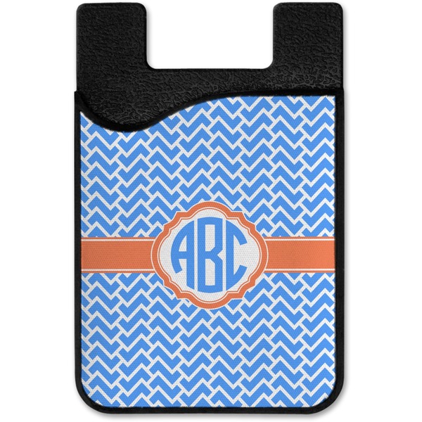 Zigzag Cell Phone Credit Card Holder