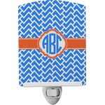 Zigzag Ceramic Night Light (Personalized)