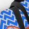 Zigzag Closeup of Tote w/Black Handles