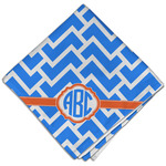 Zigzag Cloth Dinner Napkin - Single w/ Monogram