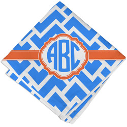Zigzag Cloth Napkin w/ Monogram