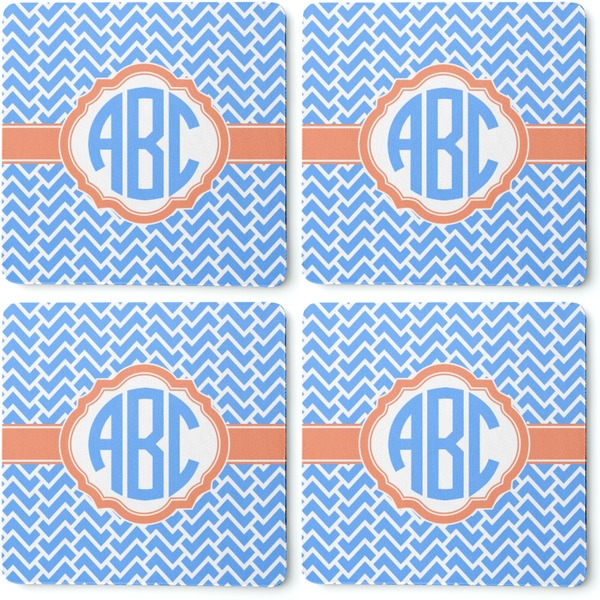 Zigzag Coaster Rubber Back - Apvl