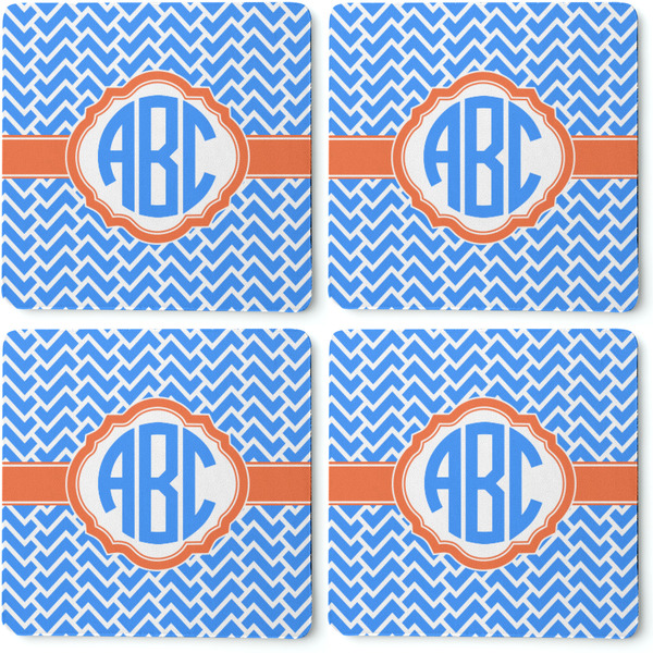 Zigzag Coaster Rubber Back - Apvl