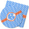 Zigzag Rubber Backed Coaster (Personalized)