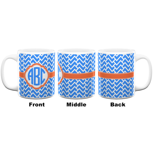 Zigzag Coffee Mug - 11 oz - White APPROVAL