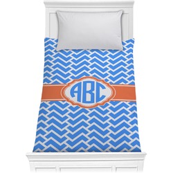 Zigzag Comforter - Twin (Personalized)