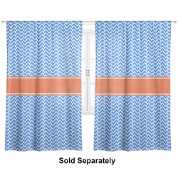 Zigzag Curtain Panel - Custom Size