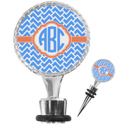 Zigzag Wine Bottle Stopper (Personalized)