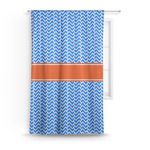 Zigzag Curtain Panel - Custom Size