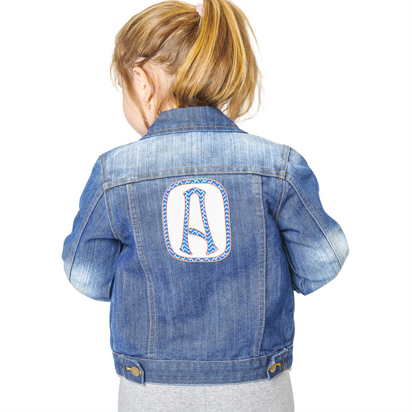 Zigzag Custom Shape Iron On Patches - XXL - Single - Approval